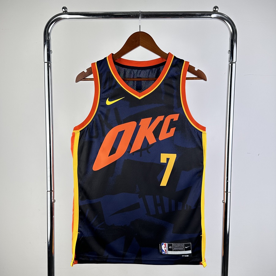 Oklahoma City Thunder NBA Jersey-5
